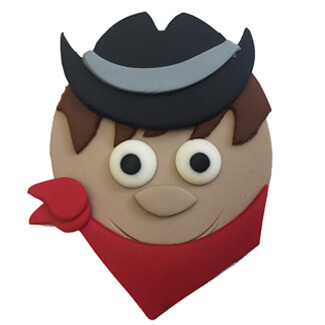 topper_barnyard4 Cowboy Cupcake Decoration