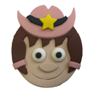 topper_barnyard5 Cowgirl Cupcake Decoration