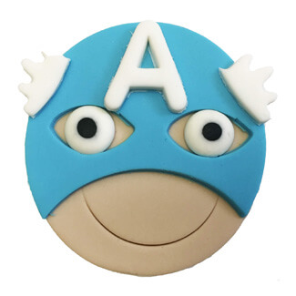 topper_superhero1 Captain America Cupcake Decoration