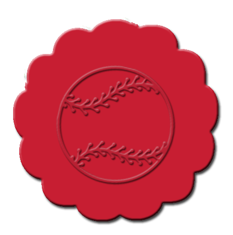 Baseball Cupcake Decoration Red