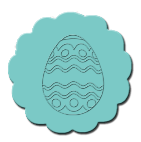 Easter Cupcake Decoration Teal