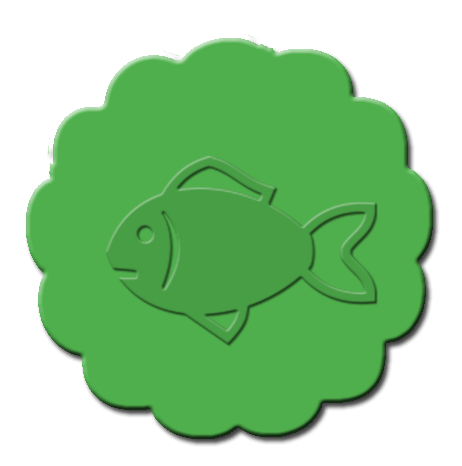 Goldfish Cupcake Decoration Green