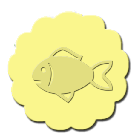 Goldfish Cupcake Decoration Light Yellow