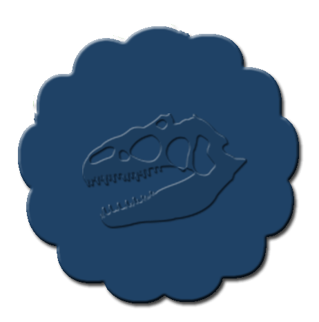 Dinosaur Cupcake Decoration Dark Blue