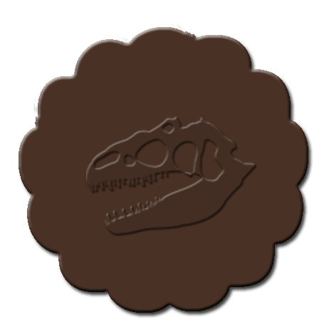 Dinosaur Cupcake Decoration Dark Brown
