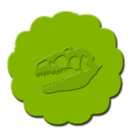 Dinosaur Cupcake Decoration Lime Green